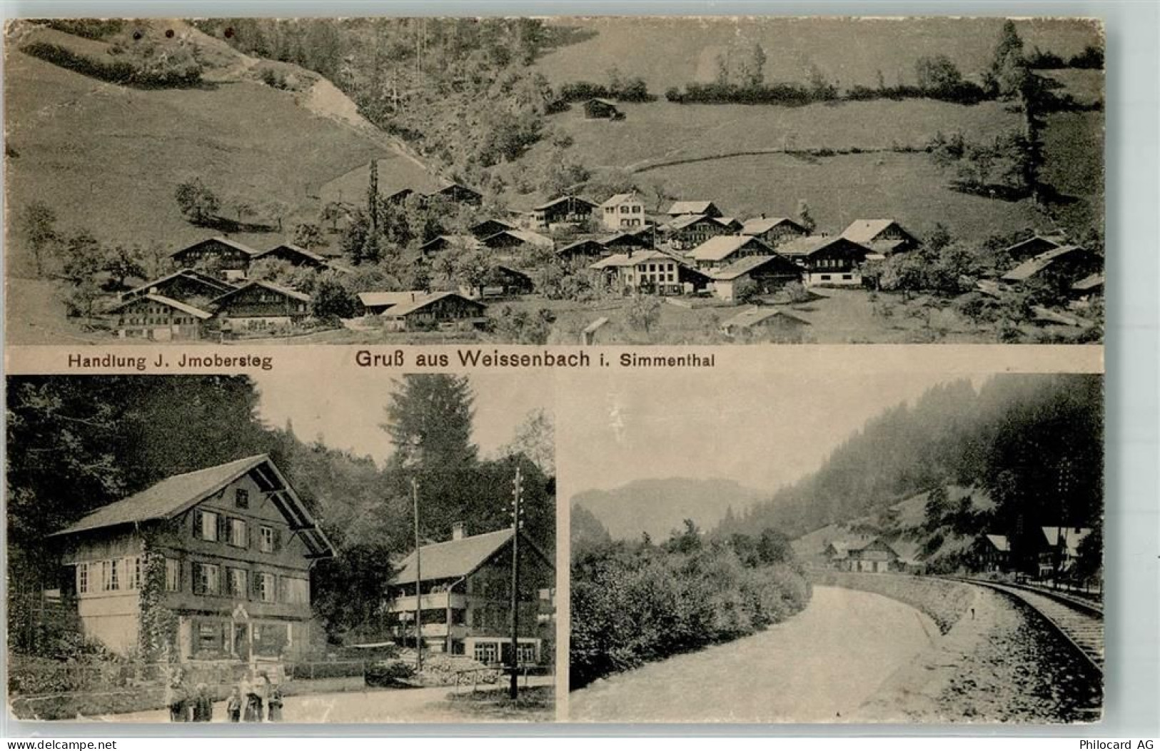 3766 Boltigen Gebrauchsspuren Handlung Imobersteg Weissenbach - 13568573