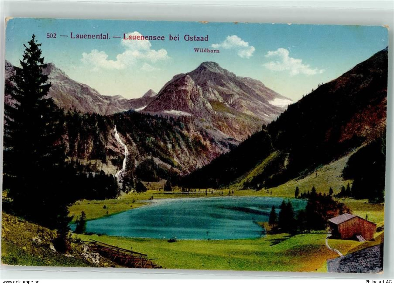 3782 Lauenen b. Gstaad 1914 - Lauenensee Wildhorn - 10590637