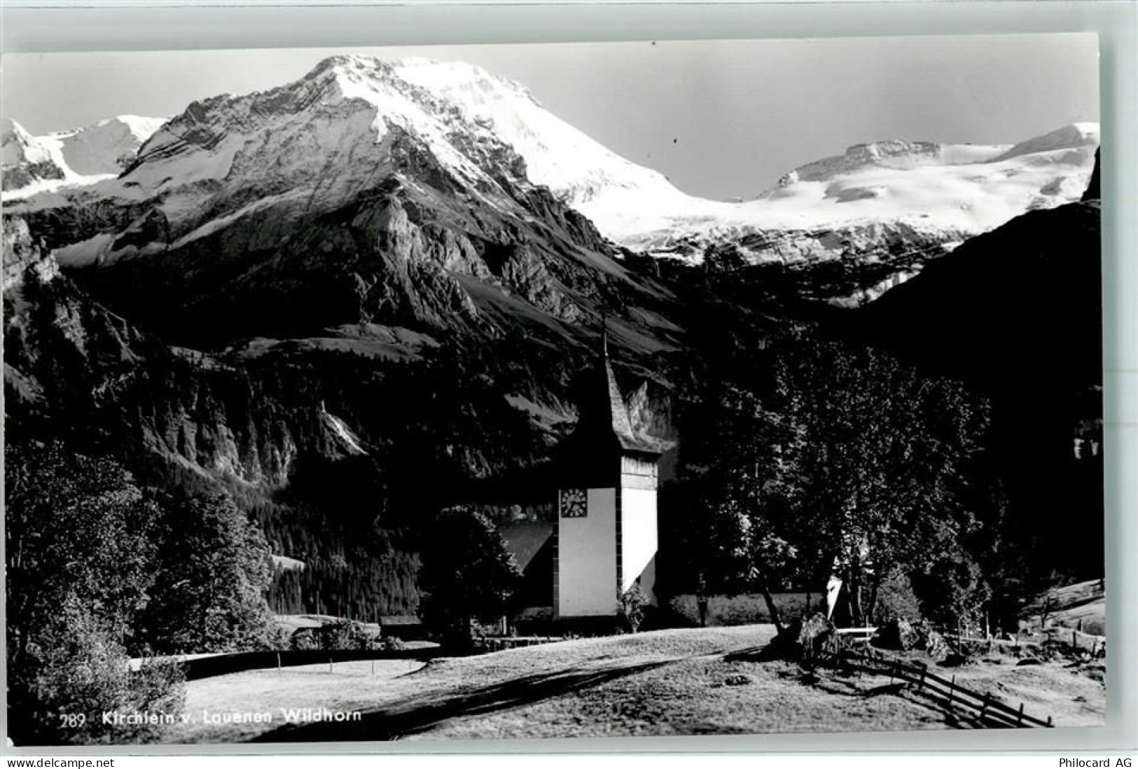 3782 Lauenen b. Gstaad 1970 - Kirchlein von Lauenen Wildhorn - 10395126
