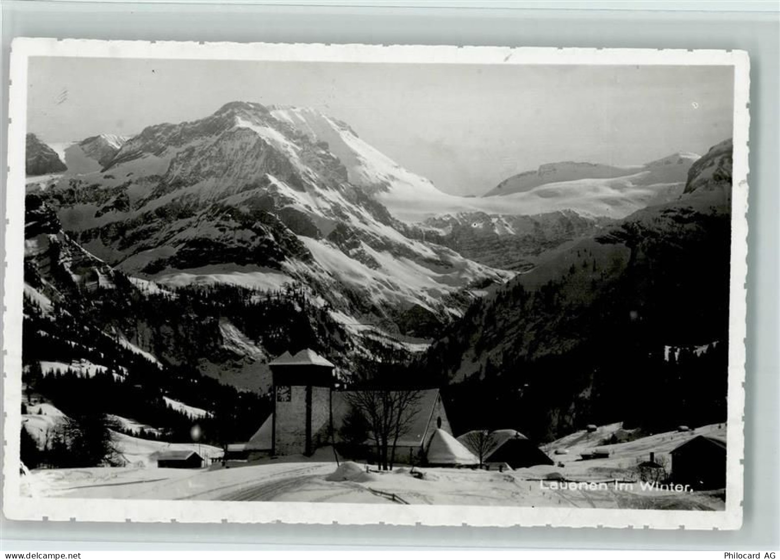 3782 Lauenen b. Gstaad - Kirche Winter - 10157784