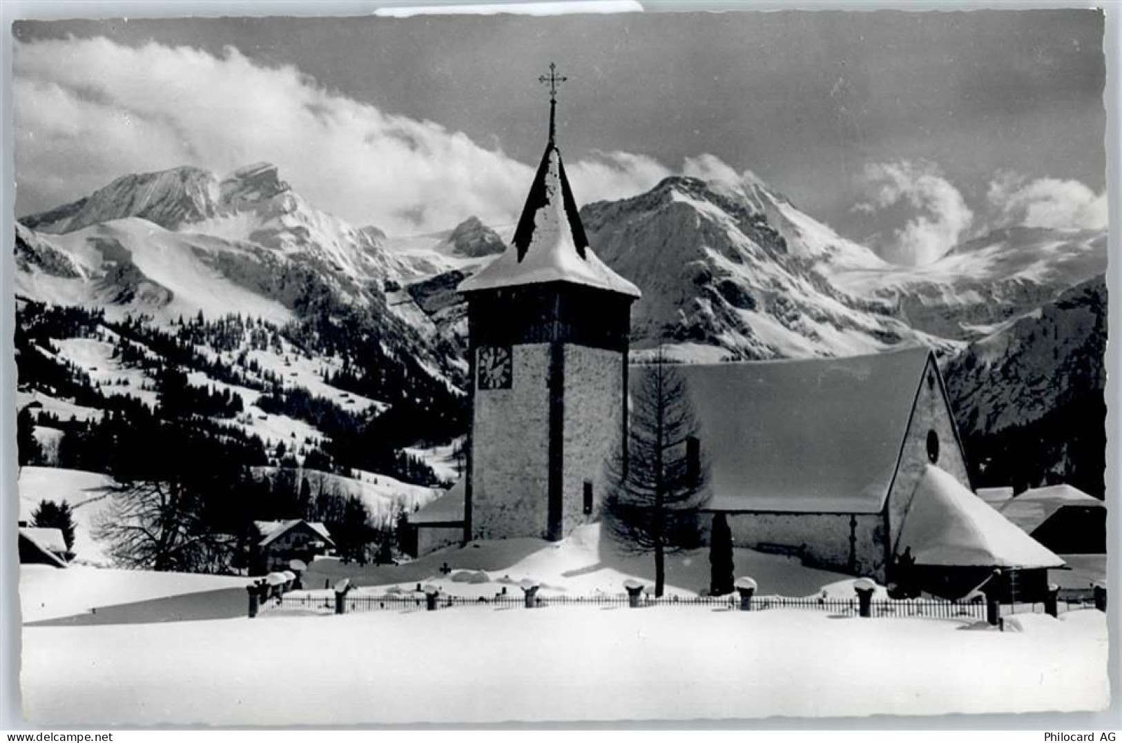 3782 Lauenen b. Gstaad - Kirche Winter - 50776571