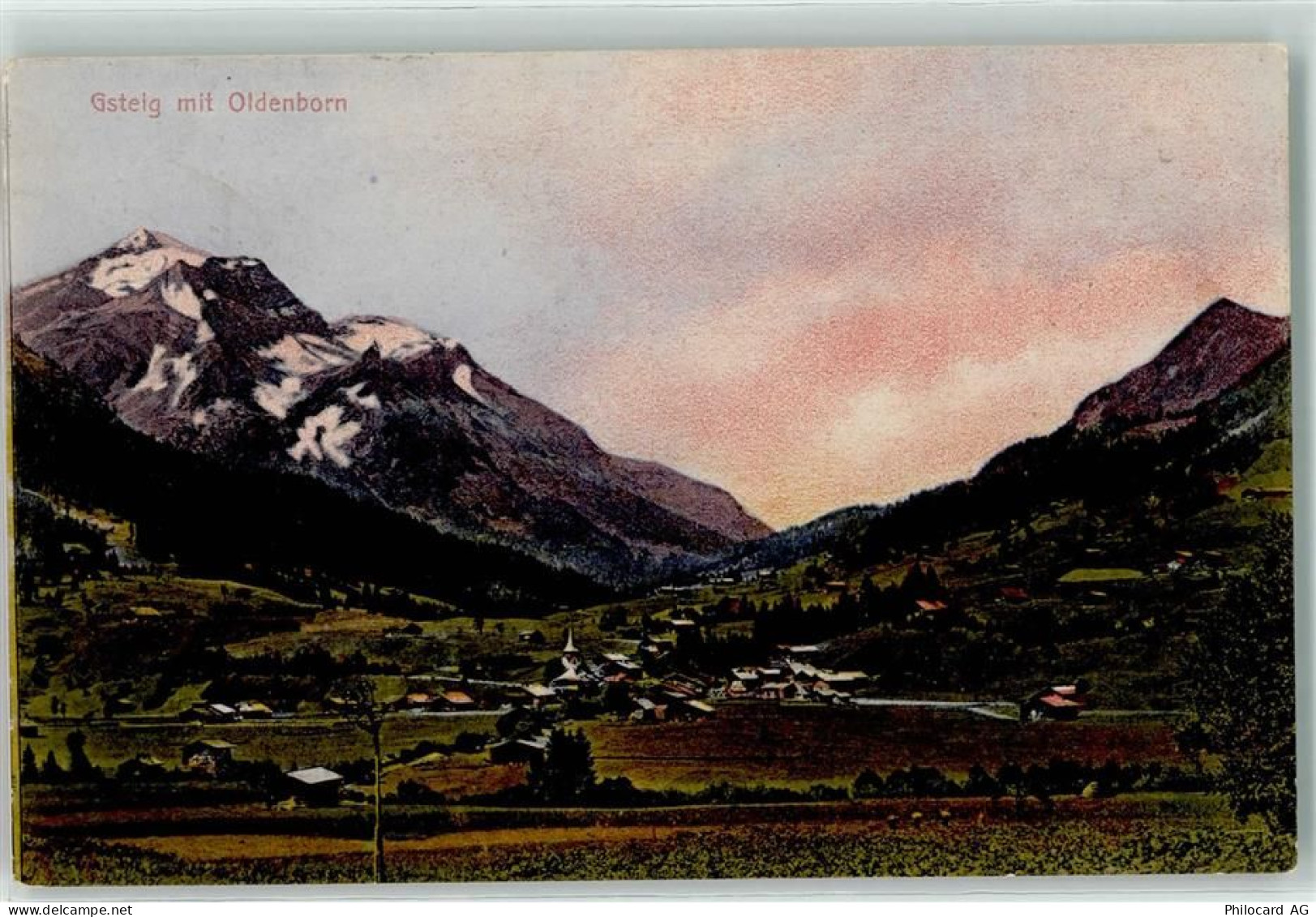 3785 Gsteig b. Gstaad 1908 - Oldenhorn - 10607290