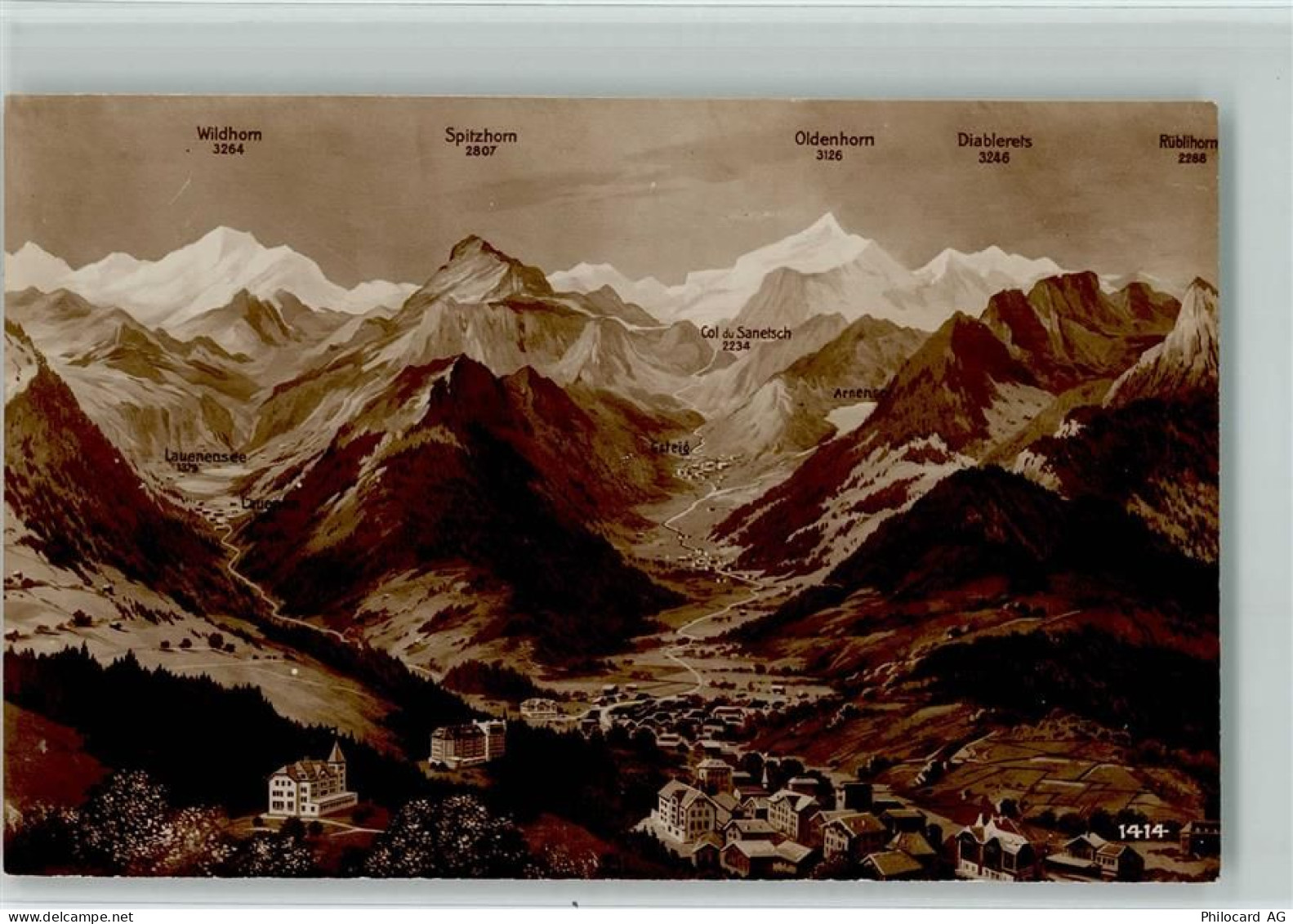 3785 Gsteig b. Gstaad - Alpenansicht - 10160495