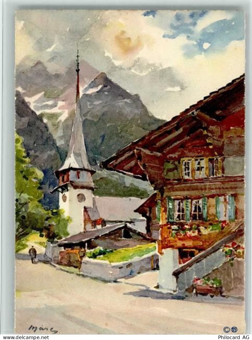 3785 Gsteig b. Gstaad Künstlerkarte sign. - 11057564
