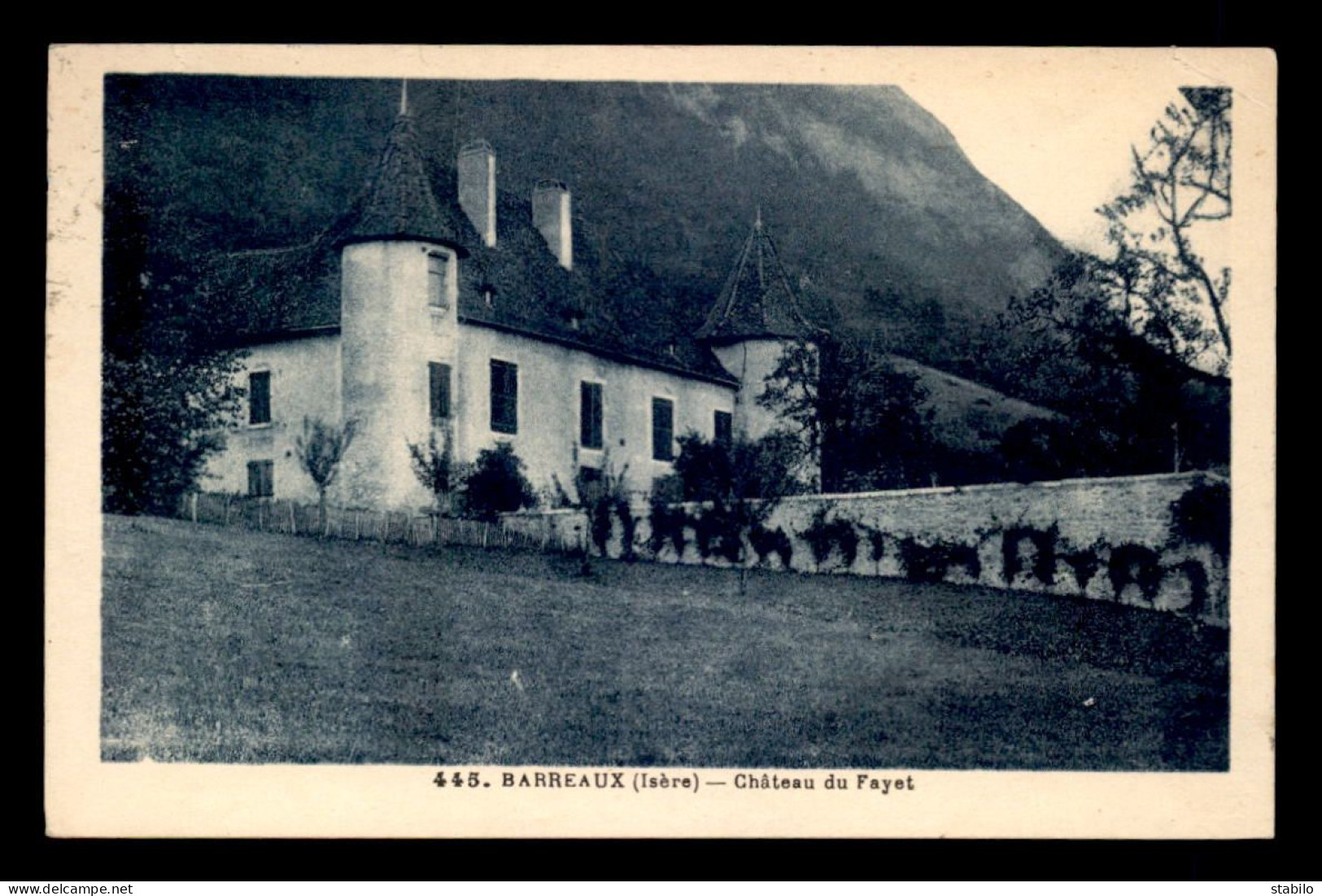 38 - BARRAUX - CHATEAU DU FAYET