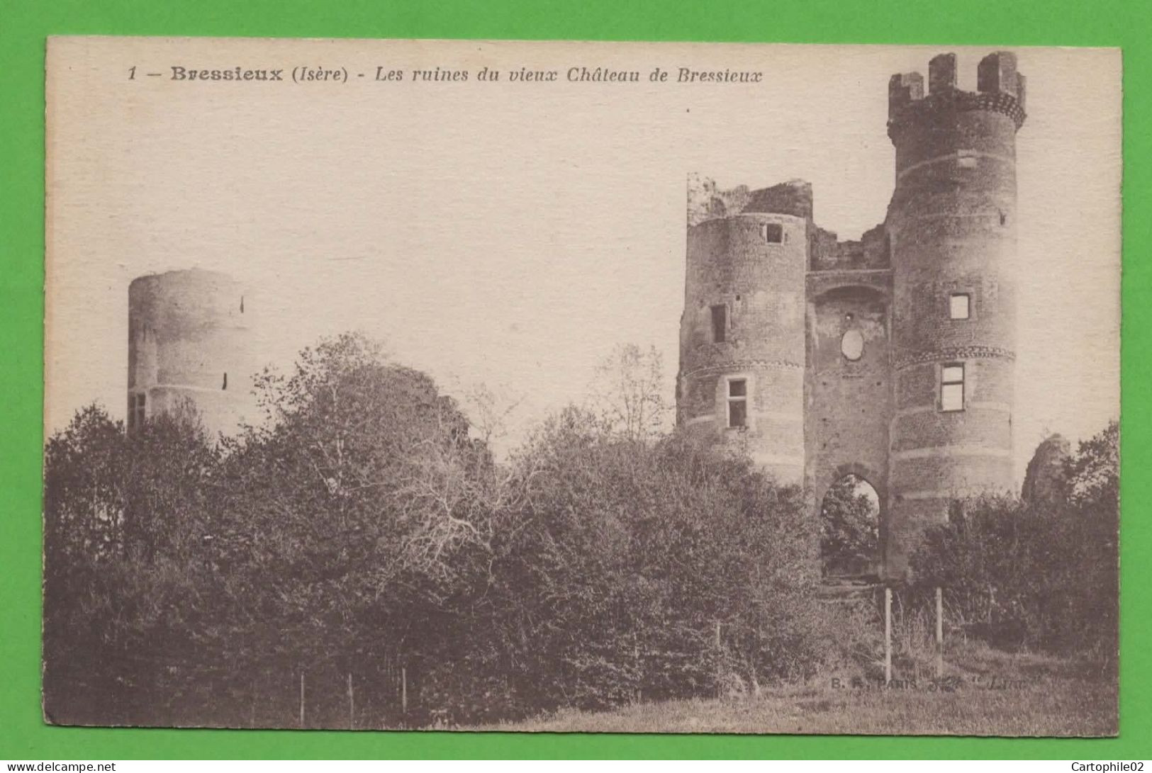 38 - Bressieux - Les ruines du vieux Chateau de Bressieux