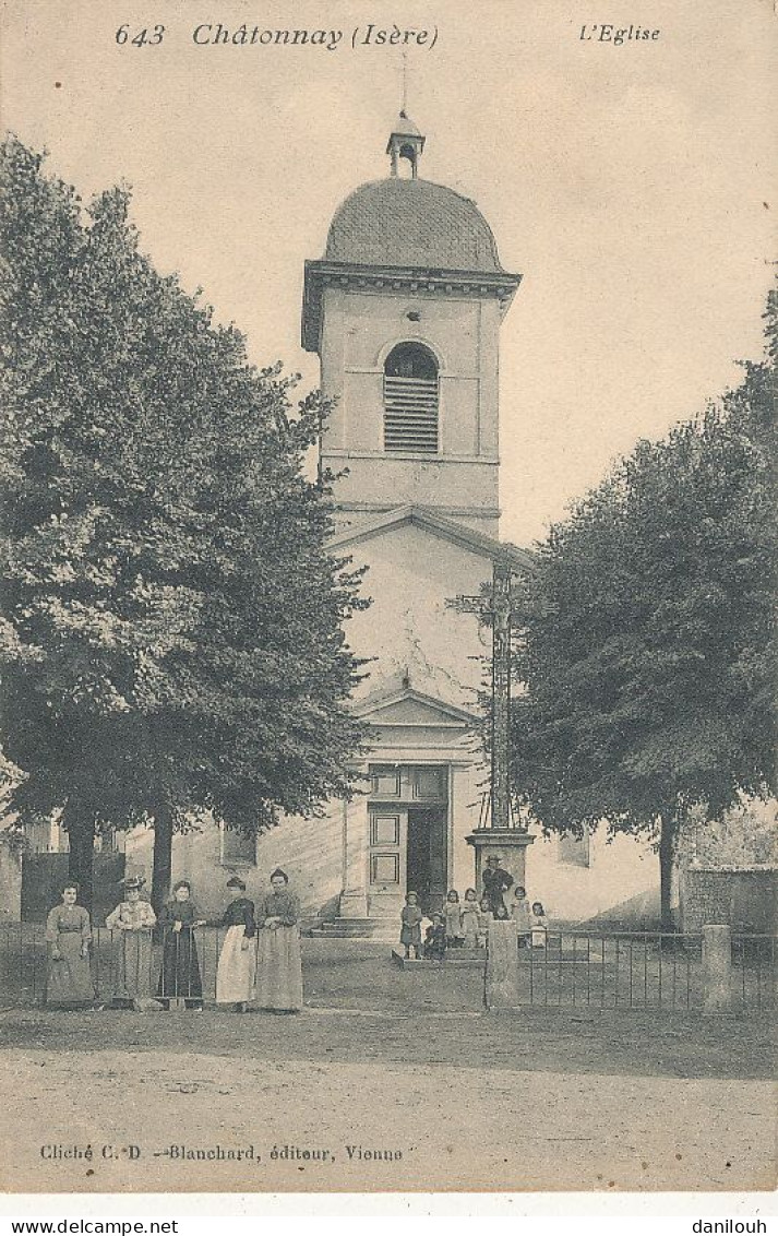38 // CHATONNAY   l'église  643