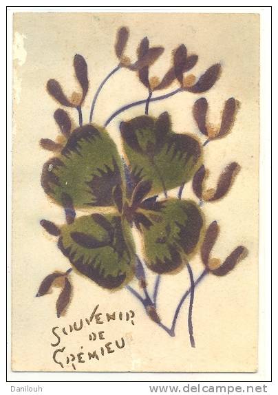 38 // CREMIEU  Souvenir de crémieu,  **  / trefle a quatre feuilles