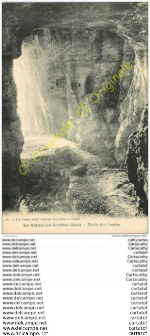 38.  LA BALME LES GROTTES .  Sortie des Grottes .