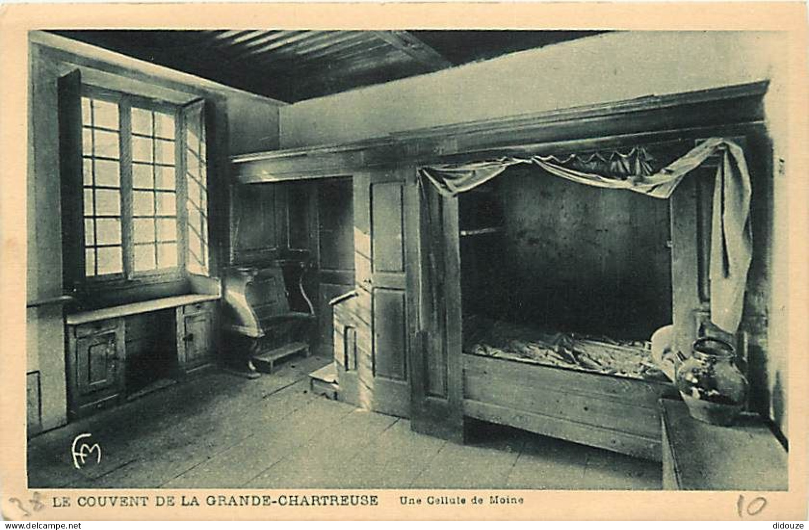 38 - La Grande Chartreuse - Couvent de la Grande-Chartreuse - Cellule d'un Moine - CPA - Voir Scans Recto-Verso