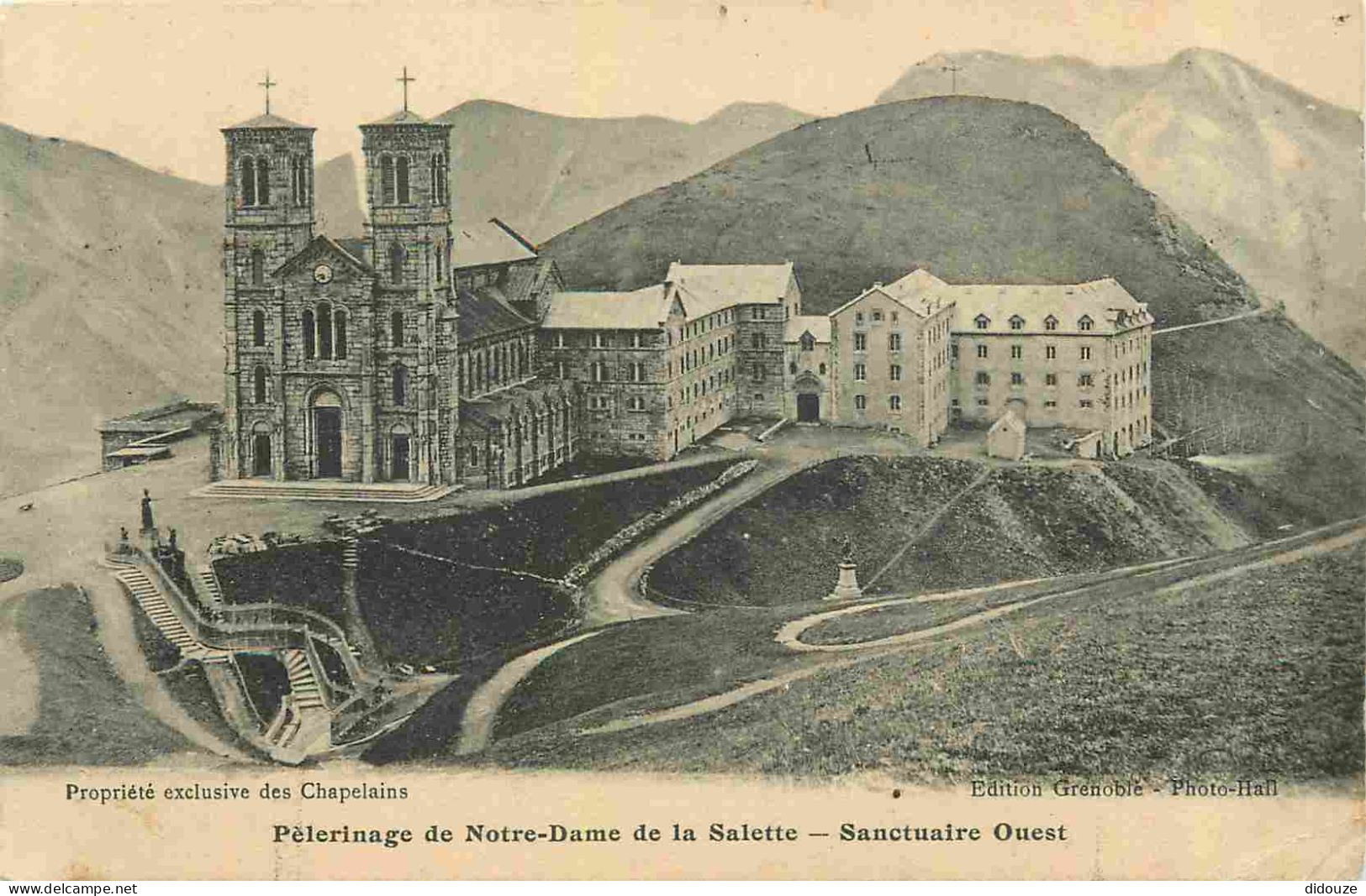 38 - La Salette - Pèlerinage de Notre Dame de la Salette - Le Sanctuaire - CPA - Voir Scans Recto-Verso