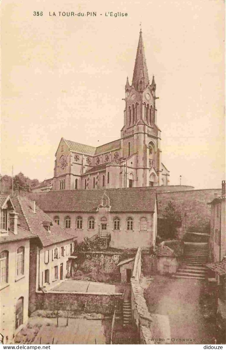 38 - La Tour du Pin - L'Eglise - CPA - Voir Scans Recto-Verso