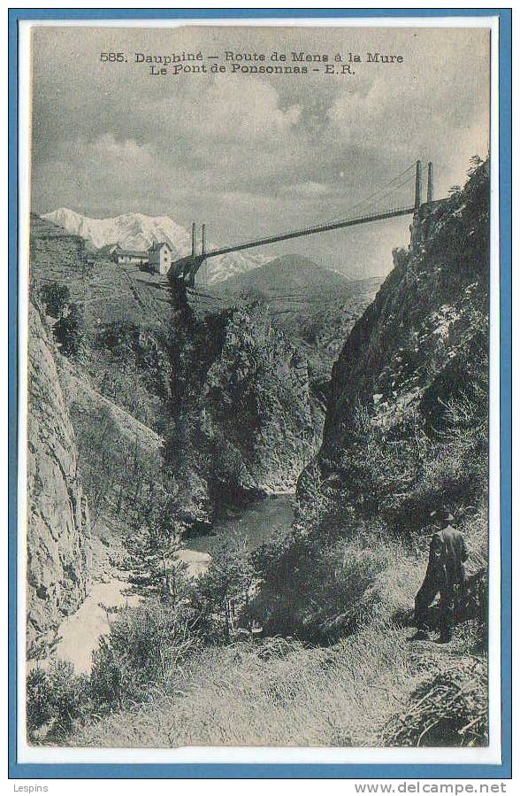 38 - MENS --  Route de Mens à la Mure