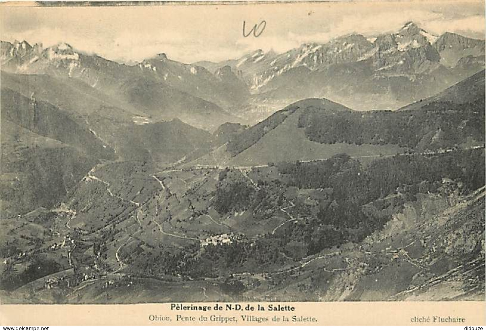 38 - Notre Dame de Salette - Pèlerinage de Notre Dame de Salette - Obiou, Pente du Grippet, Villages de la Salette - Car