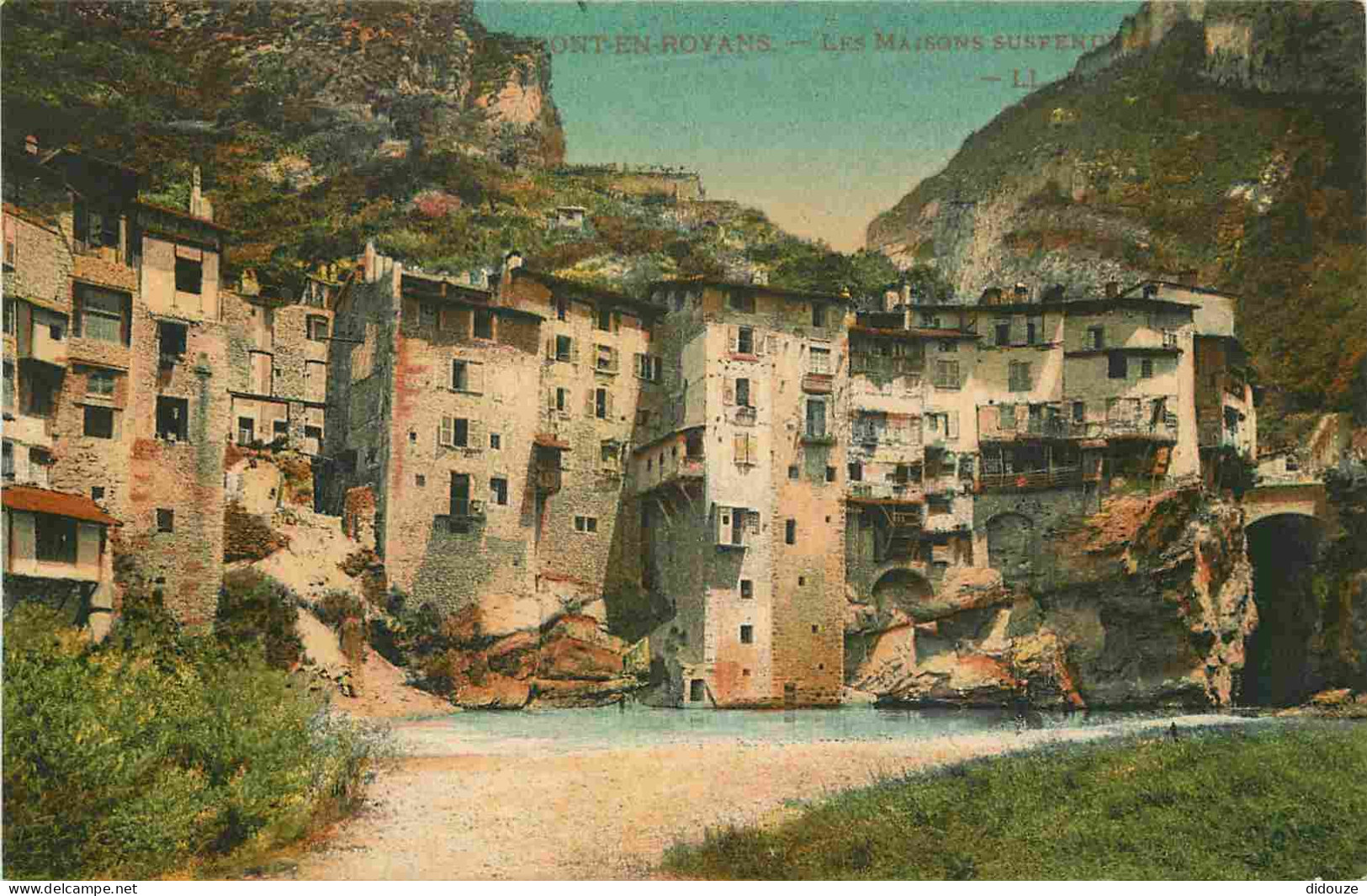 38 - Pont en Royans - Vue Générale - CPA - Voir Scans Recto-Verso