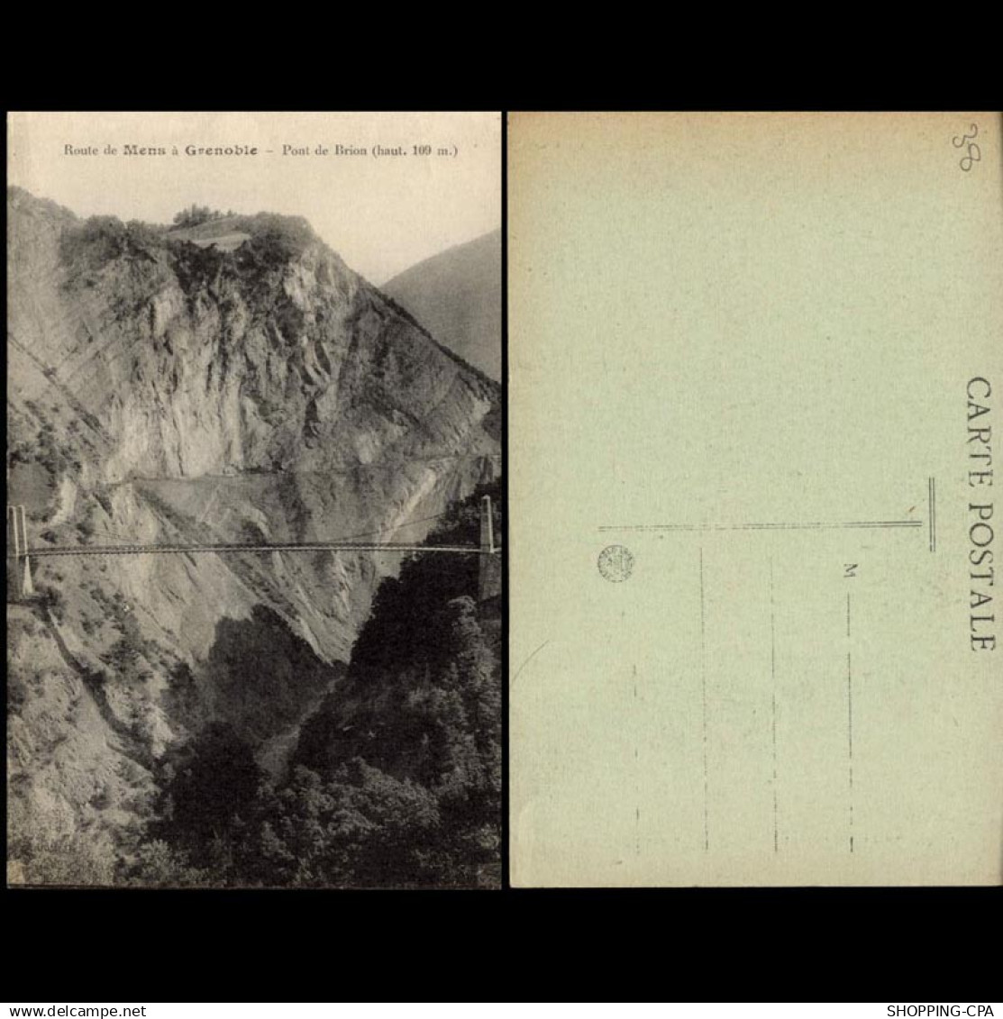 38 - Route de Mens à Grenoble - Pont de Brion