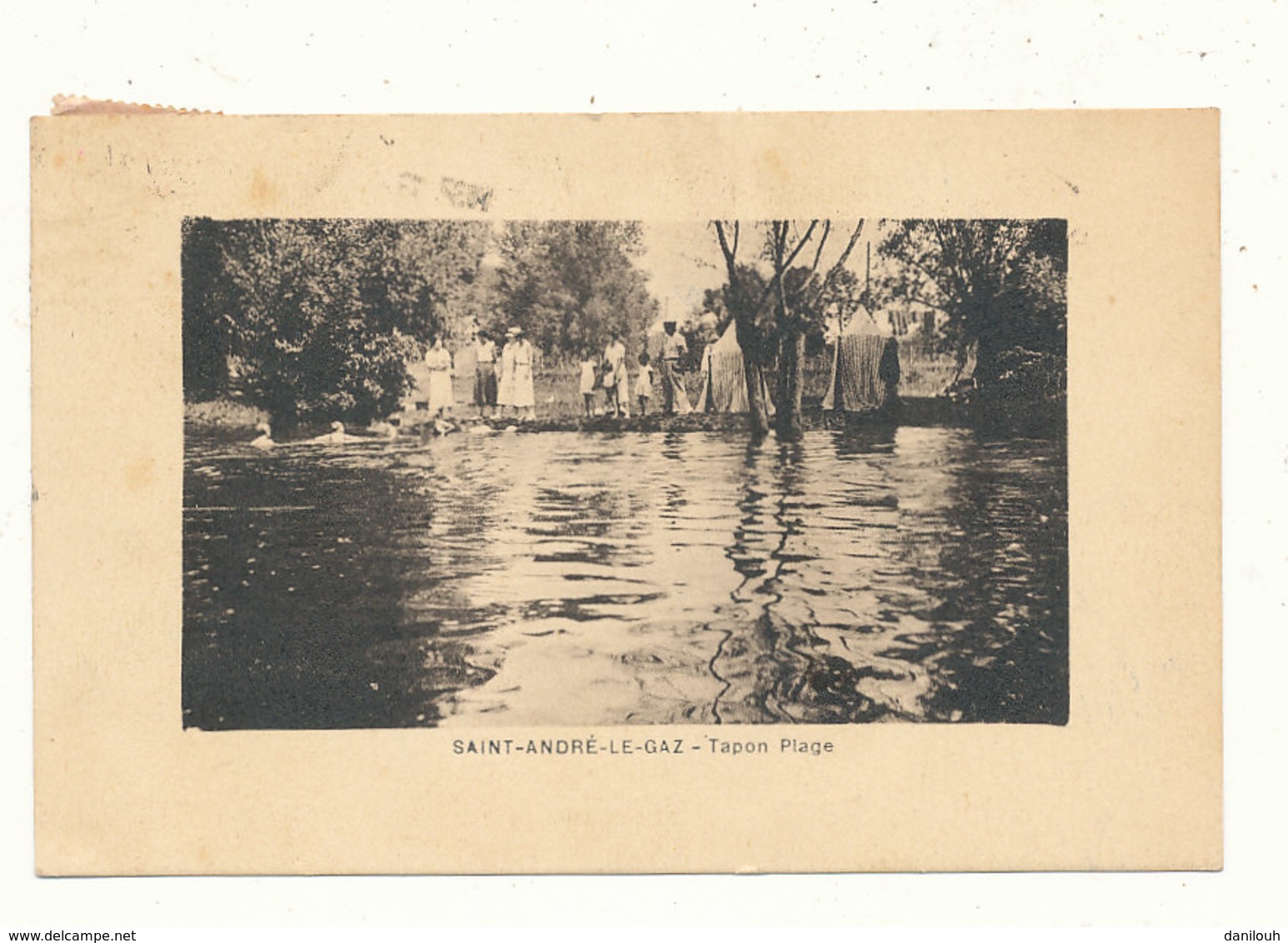 38 // SAINT ANDRE LE GAZ   tapon plage