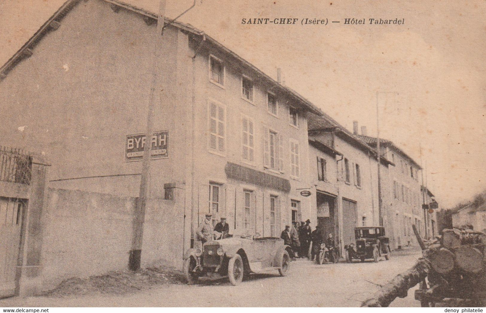 38/ Saint-Chef - Hotel Tabardel - (voiture belle petite animation )