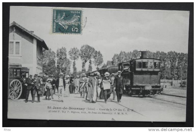 38 - Saint-Jean-de-Bournay - gare et train
