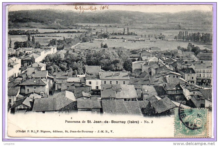 38 - SAINT JEAN de BOURNAY -- Panorama