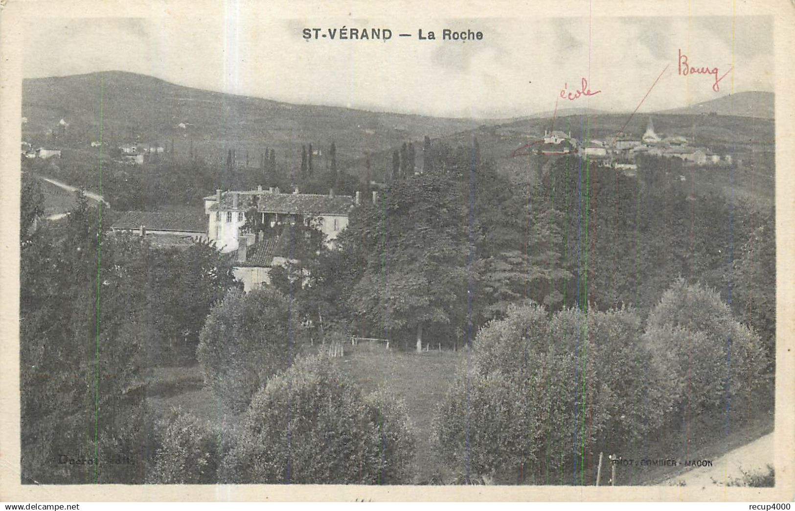 38  SAINT VERAND  la roche 2scans
