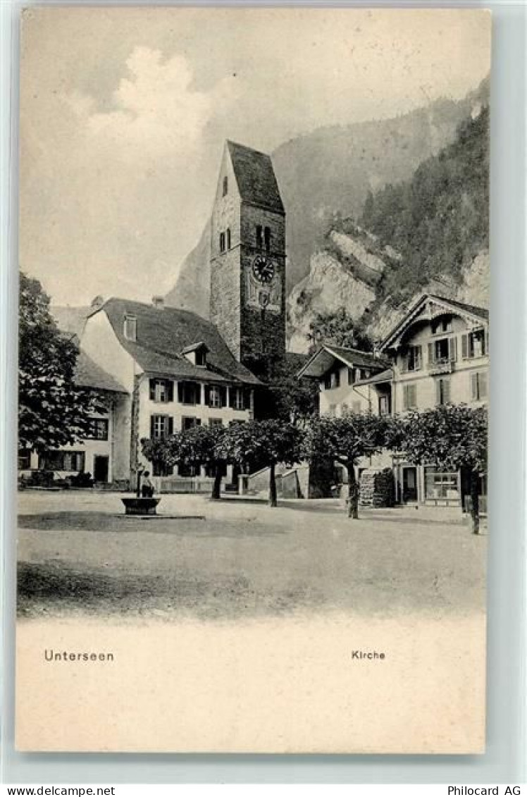 3800 Unterseen 1912 - Kirche - 10604684