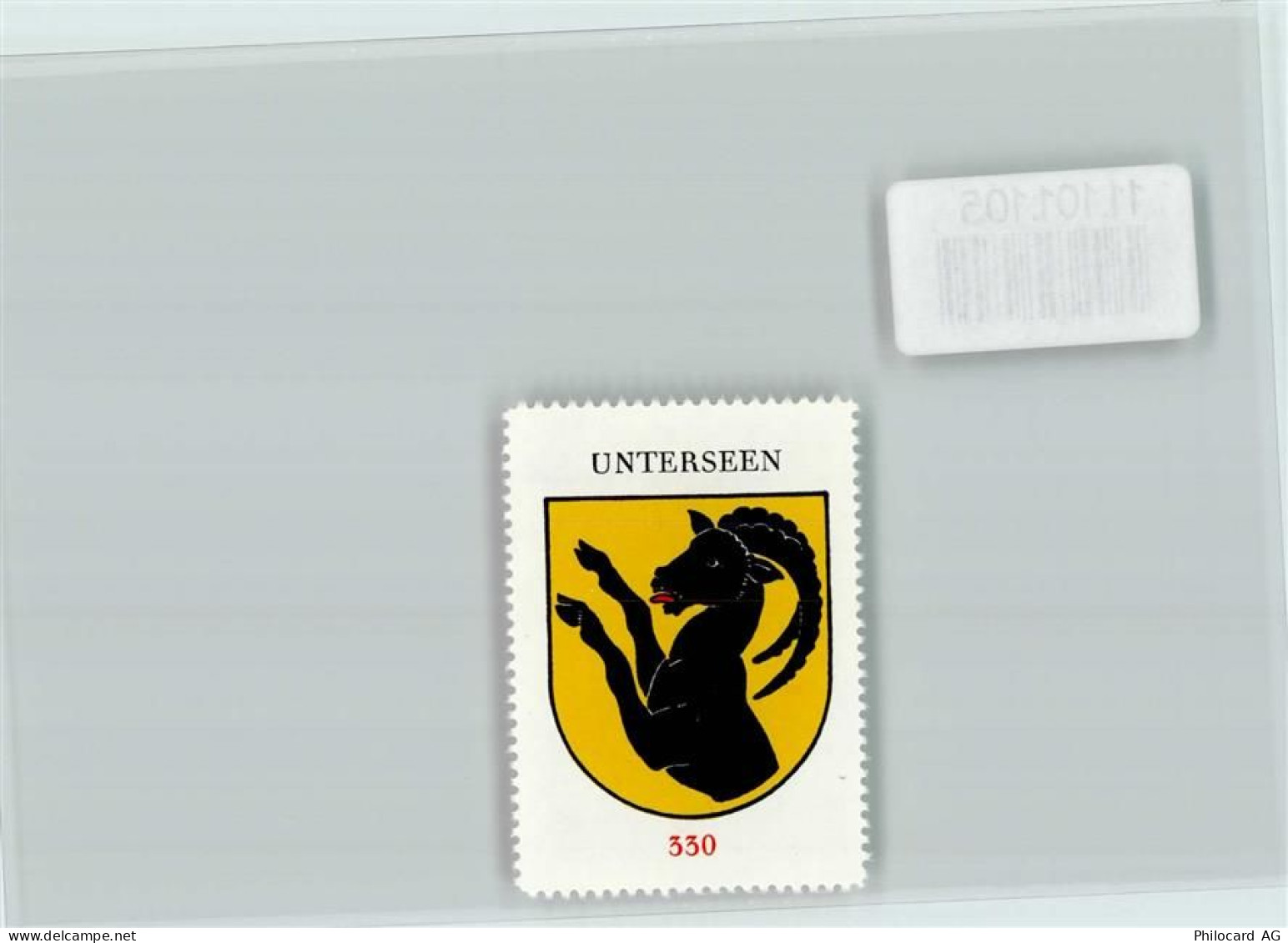 3800 Unterseen - Vignette Wappen Kaffee Hag ca 1920-1940 Unterseen - 11101105
