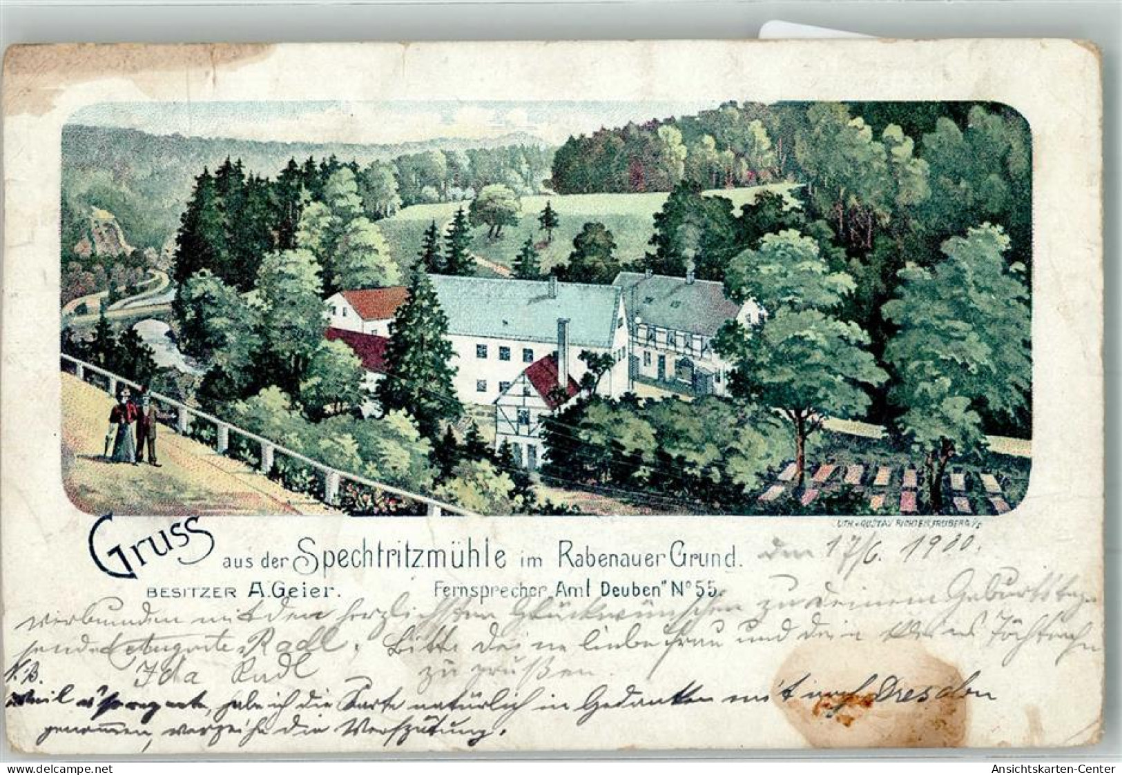 38001529 - Rabenau , Sachs