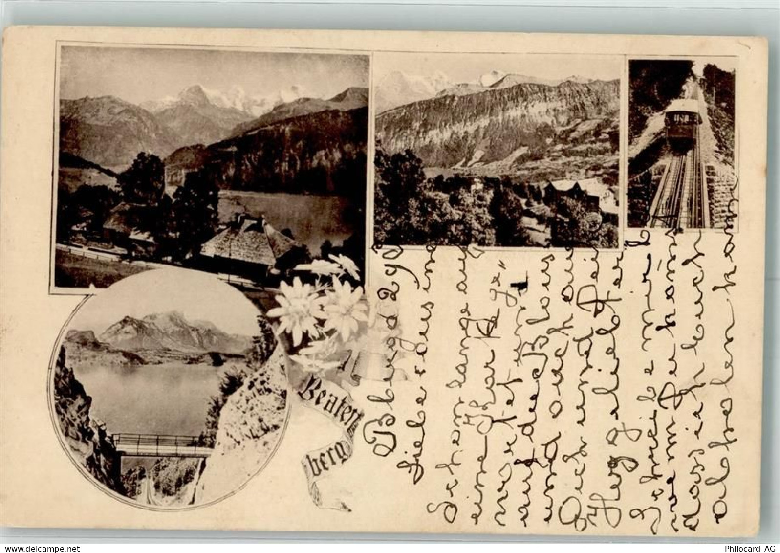 3803 Beatenberg 1906 Vorläufer Bergbahn Beatenberg Vorläufer - 13990539