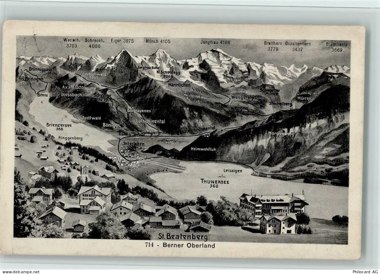 3803 Beatenberg Künstlerkarte St. Beatenberg - 12111605