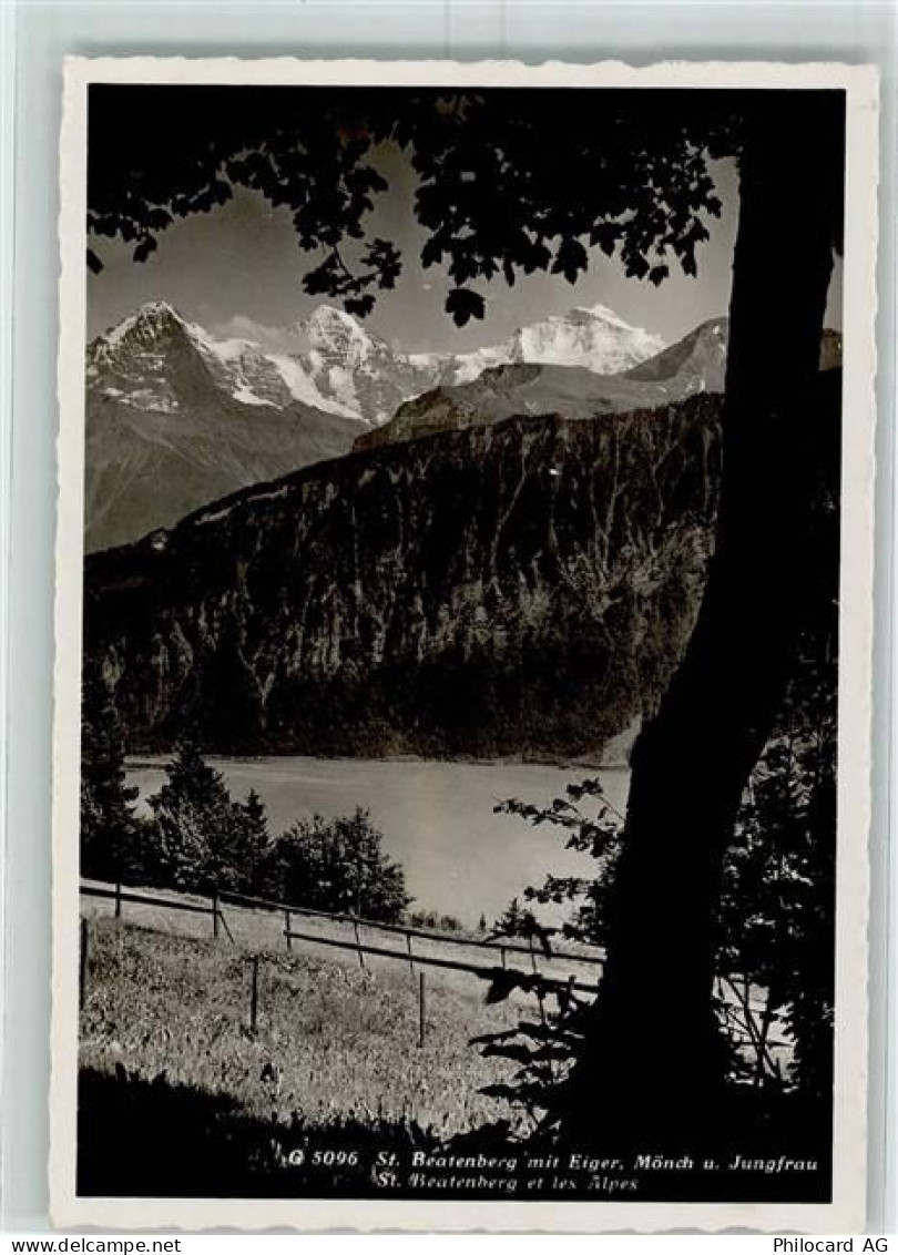 3803 Beatenberg - St. Beatenberg mit Eiger Mönch Jungfrau - 10389591