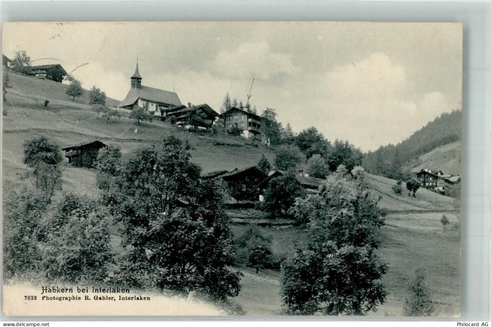 3804 Habkern 1908 Foto AK - 10742288