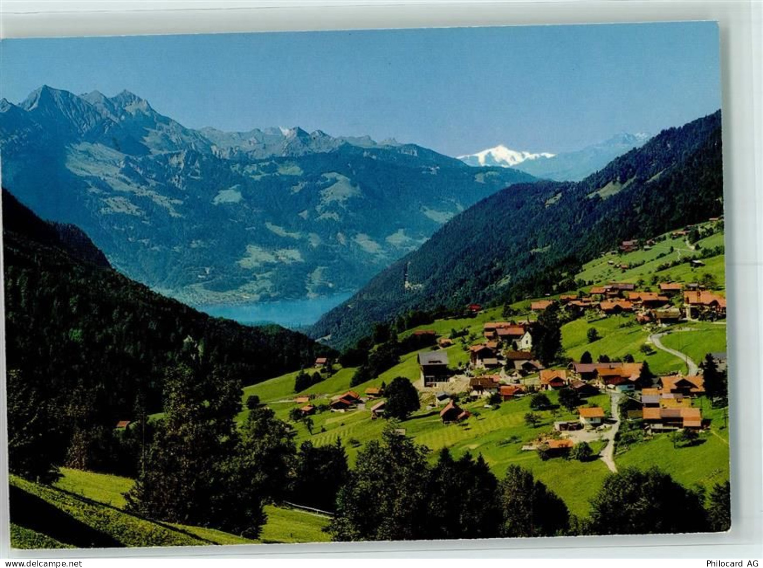 3804 Habkern - Blick auf Thunersee und Wildhorn - 40161154