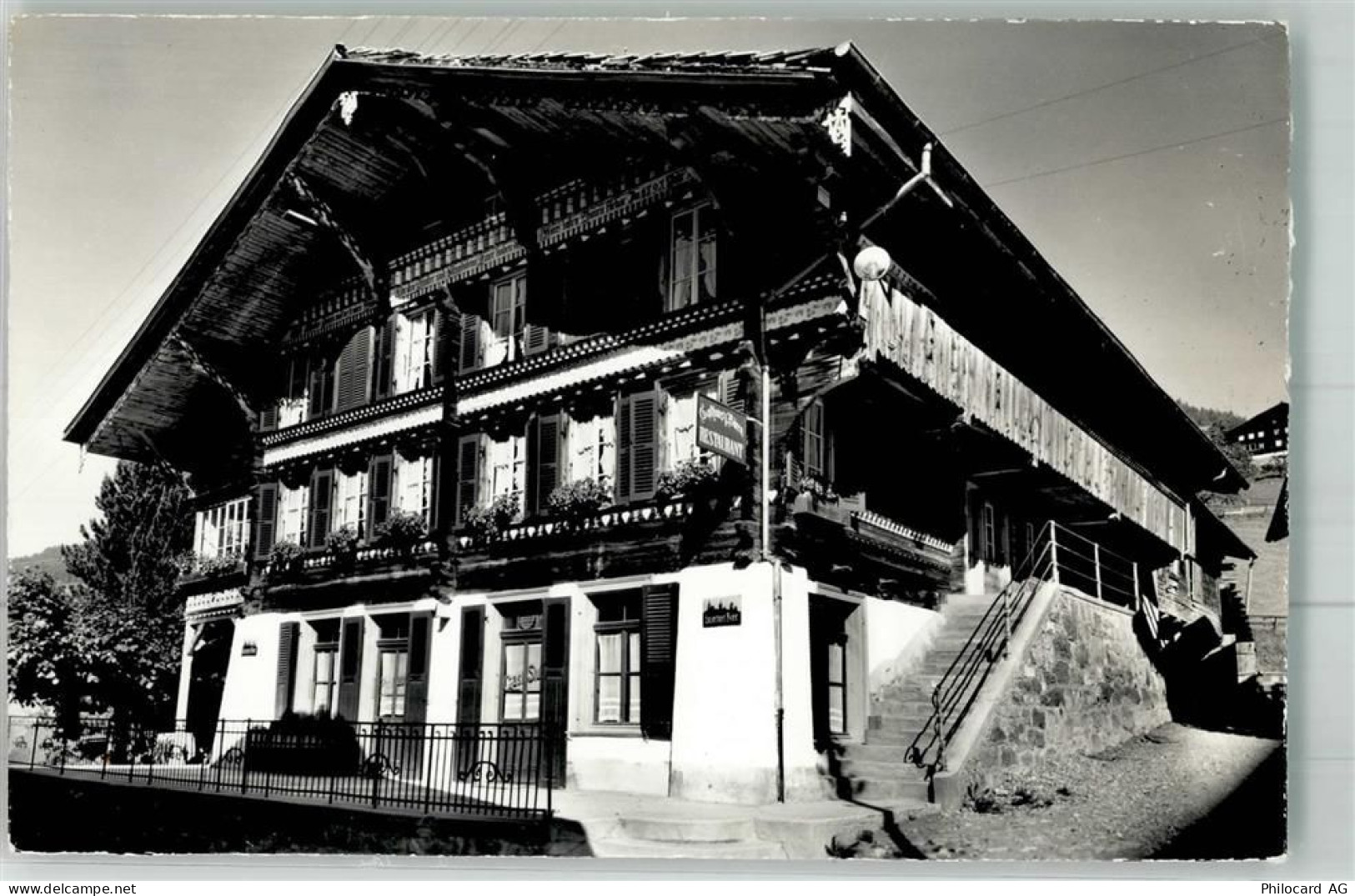 3804 Habkern Foto AK Gasthaus Bären - 38025618