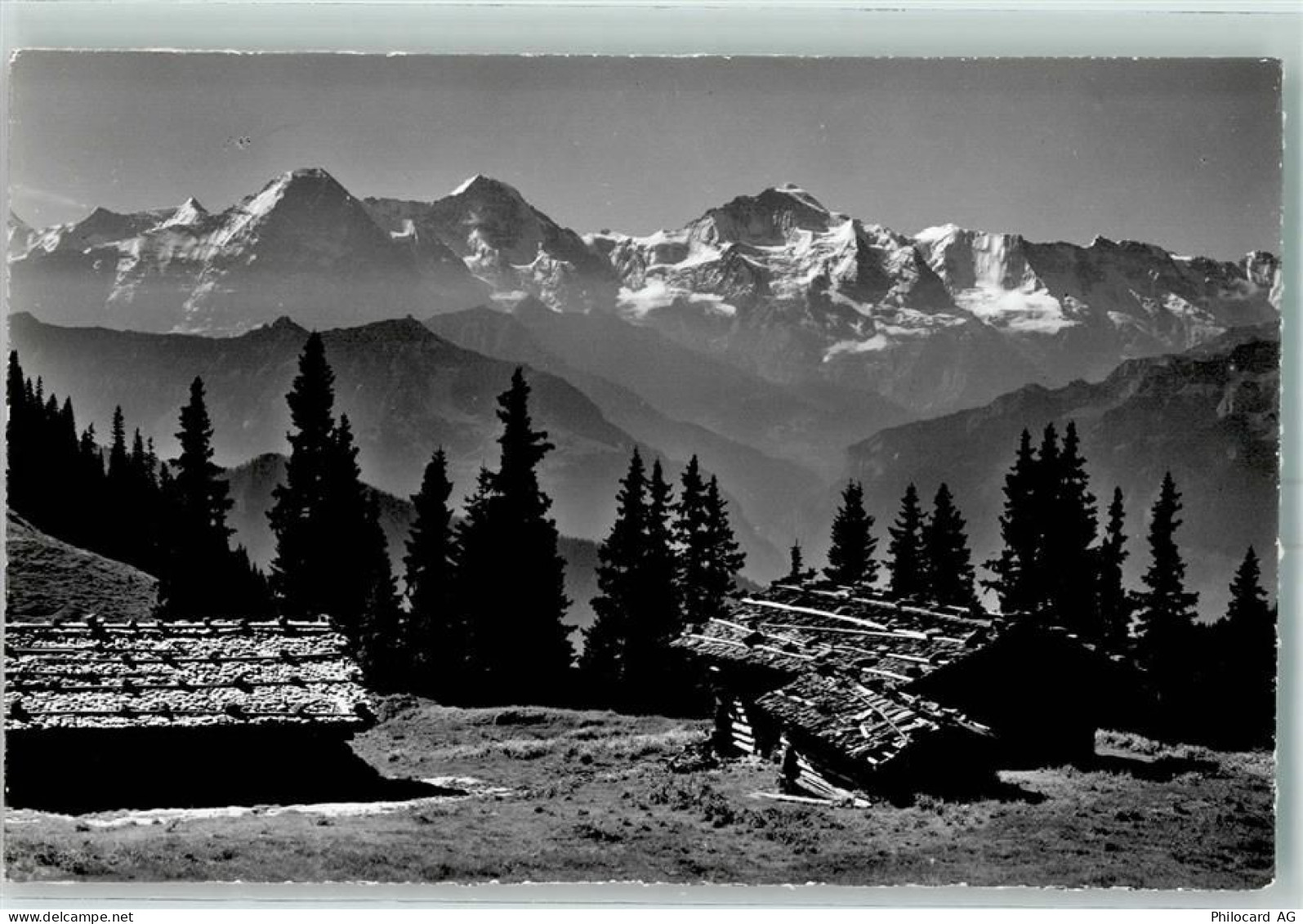 3804 Habkern - Gemmenalp Fiescherhörner Eiger Mönch Jungfrau - 10391725