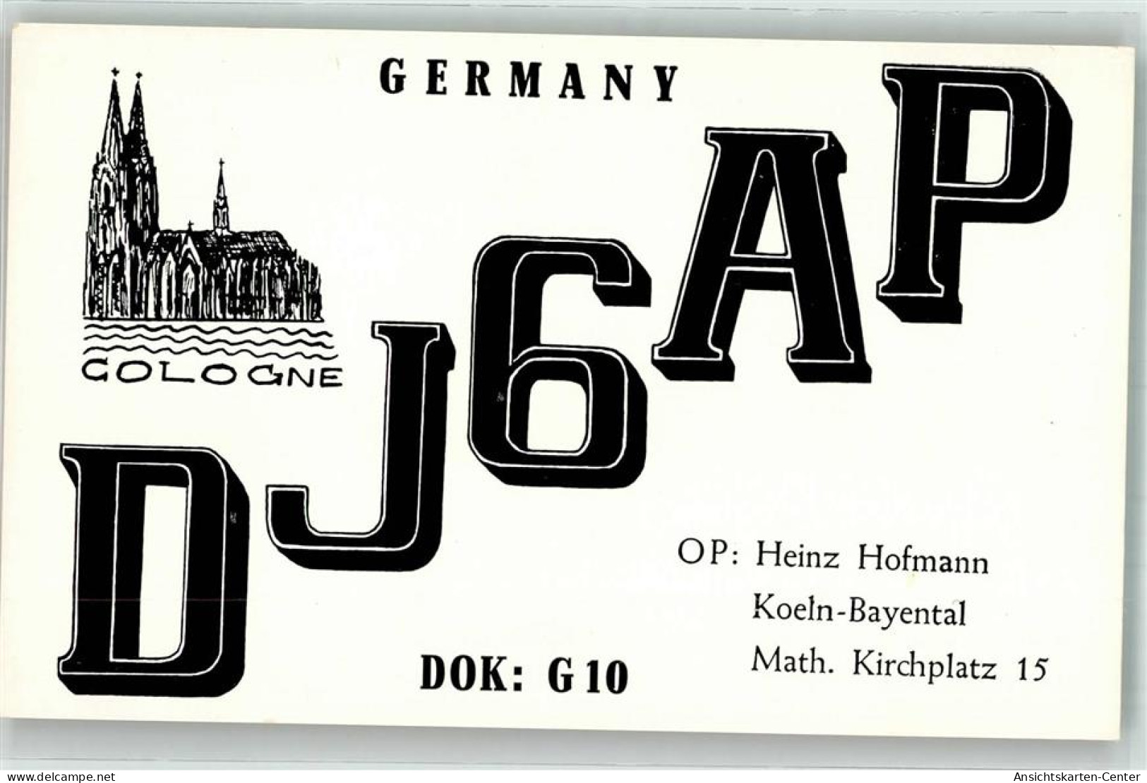 38090035 - Koeln Rodenkirchen 208 , Bez Koeln