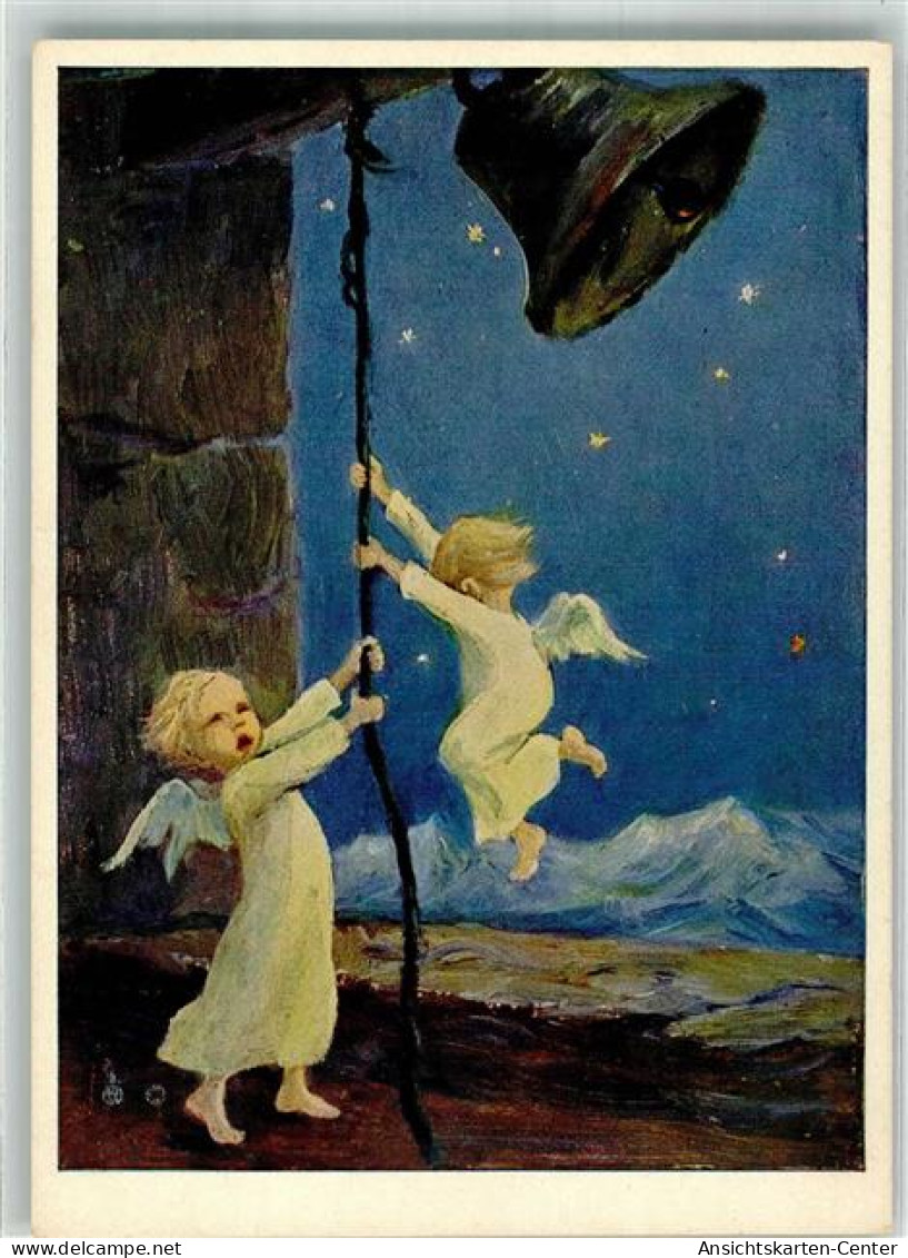 38100630 - Neujahr Engel Glocke Nr. 14055