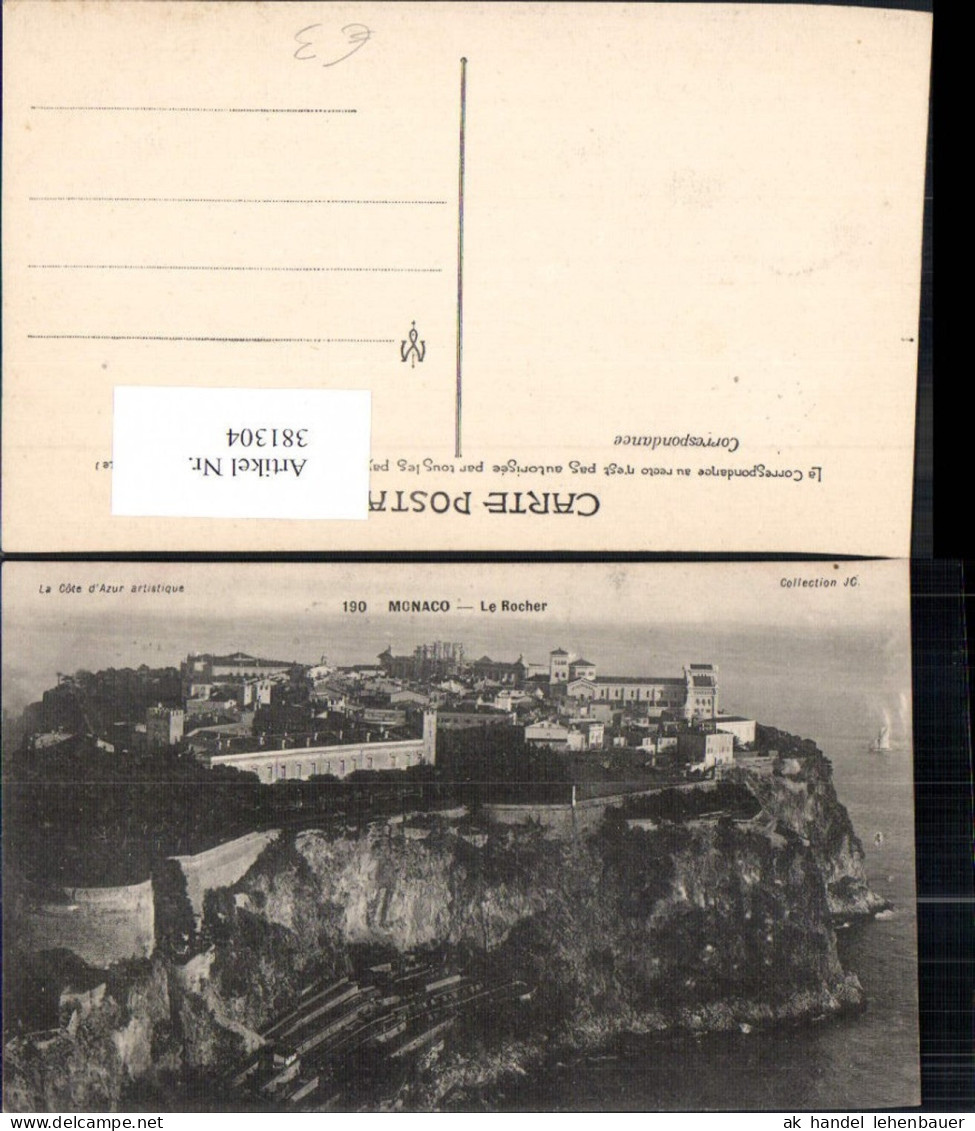 381304,Monaco Monte-Carlo Le Rocher Fürstenpalast