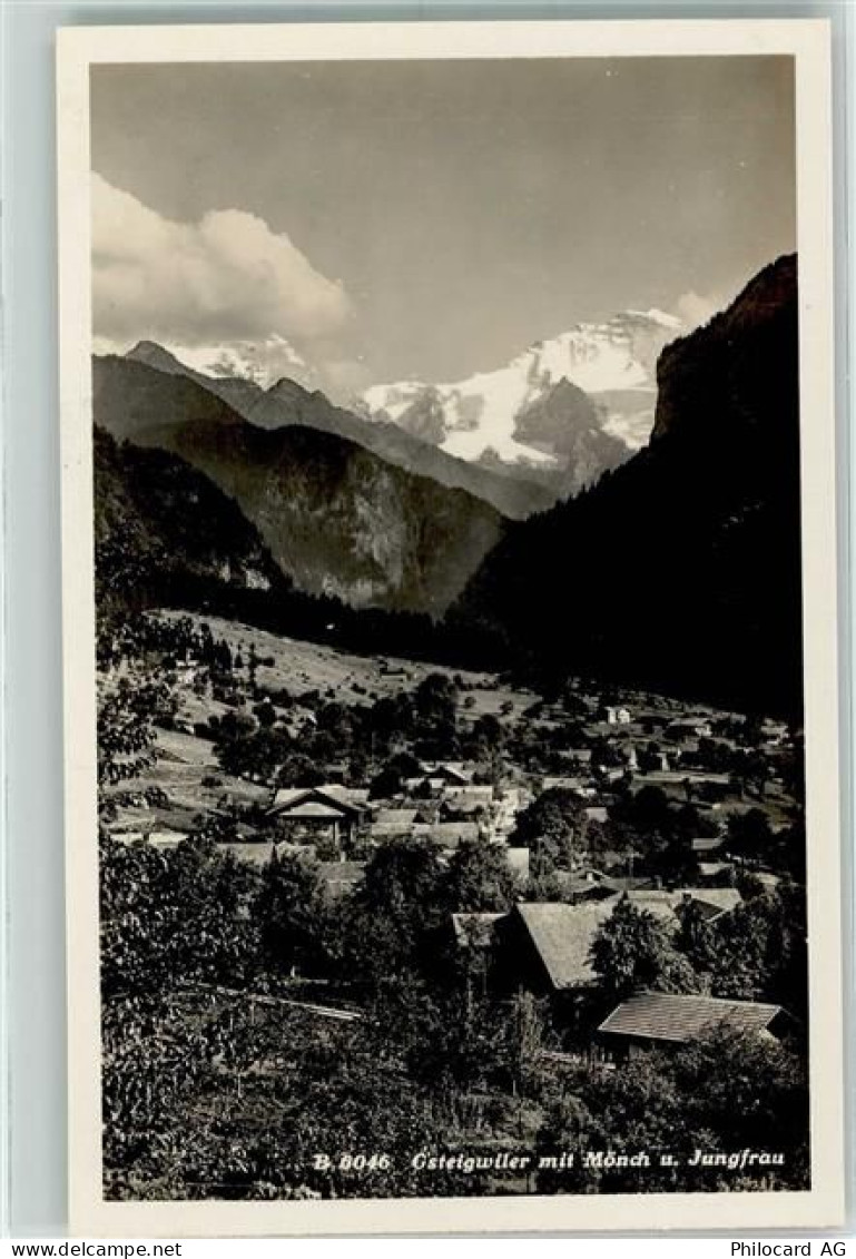 3814 Gsteigwiler Gebrauchsspuren Mönch und Jungfrau - 10302902