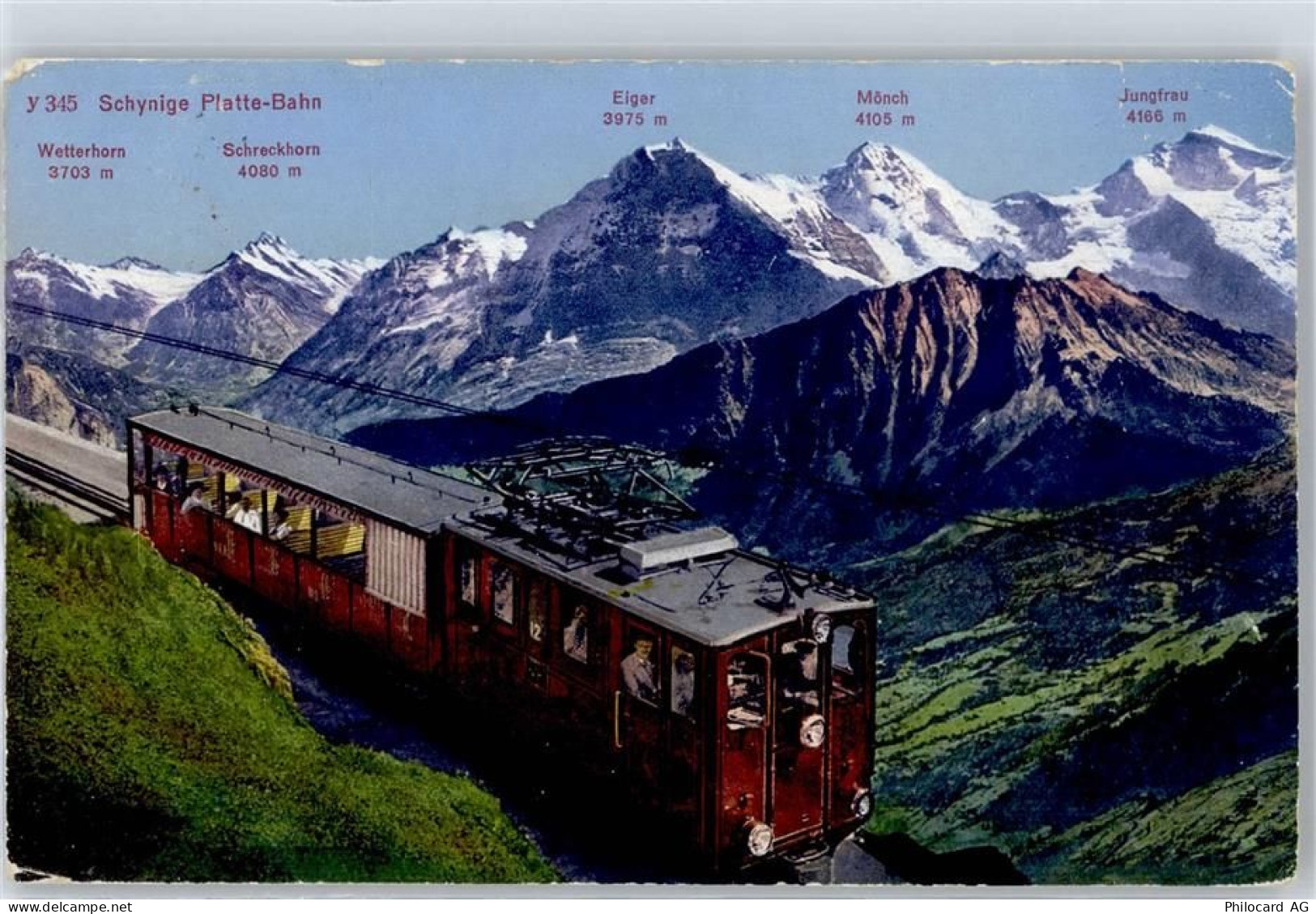 3815 Gündlischwand 1925 - Bergbahn Schnyge Paltte - 51549681