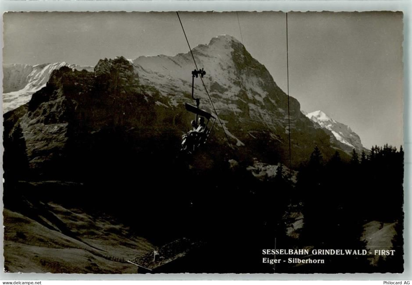 3818 Grindelwald - Sesselbahn Grindelwald First Eiger Silberhorn - 10390550