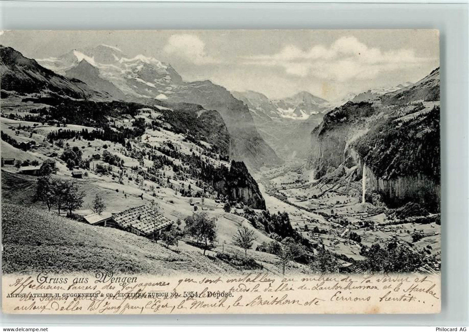 3823 Wengen 1903 - Gruss aus Wengen - 11085446