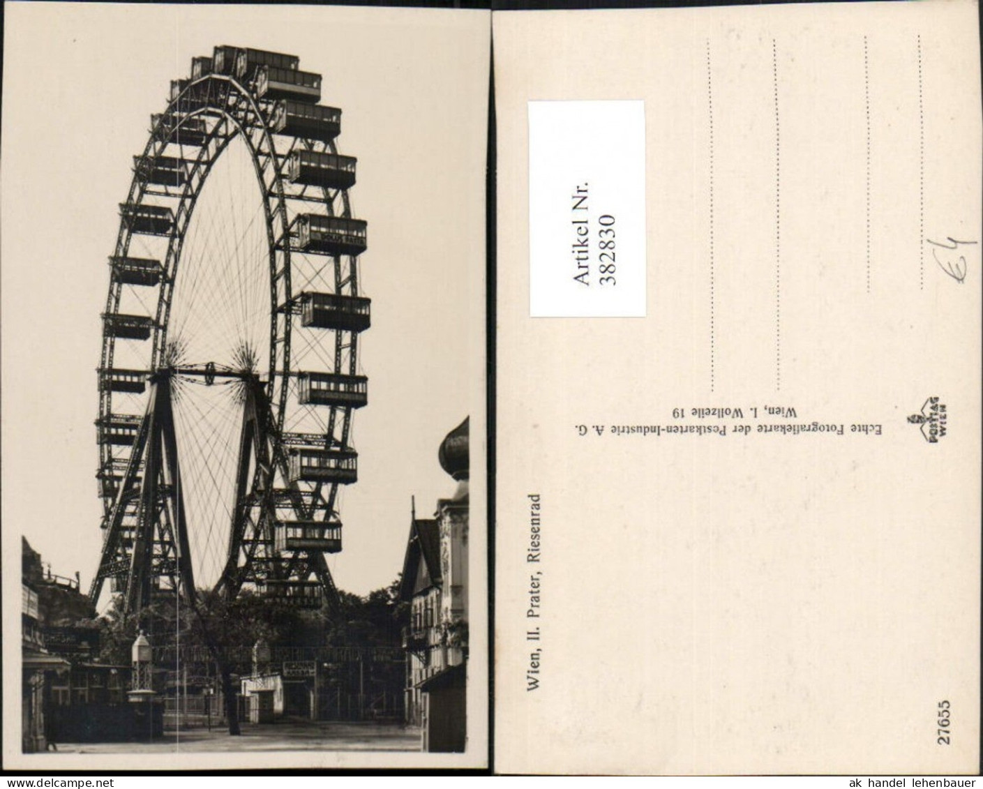 382830,Wien Leopoldstadt Prater Riesenrad