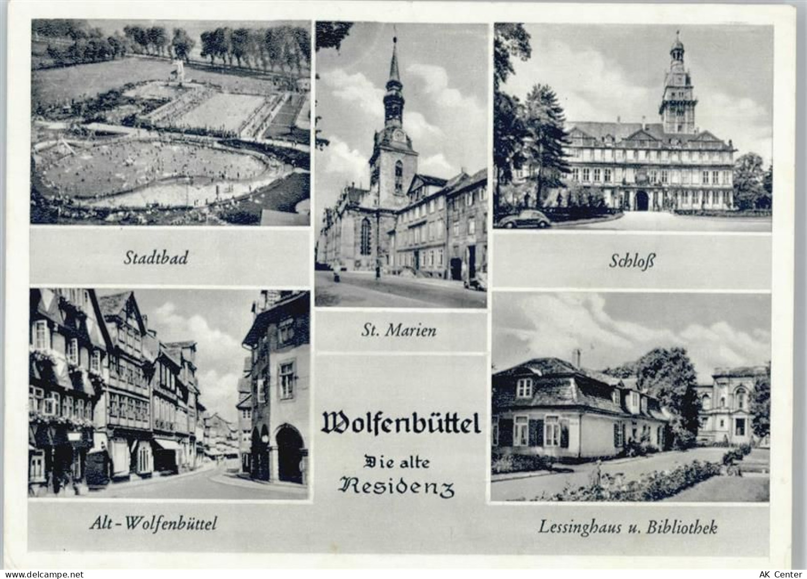 38300 W3340 Wolfenbüttel - Stadtbad Alt-Wolfenbüttel St. Marien Schloß L... - 11007756