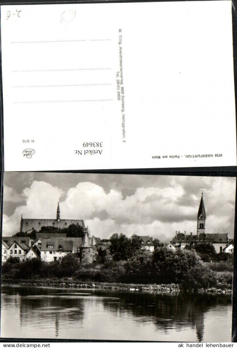 383649,Hassfurt Haßfurt Partie am Main Teilansicht