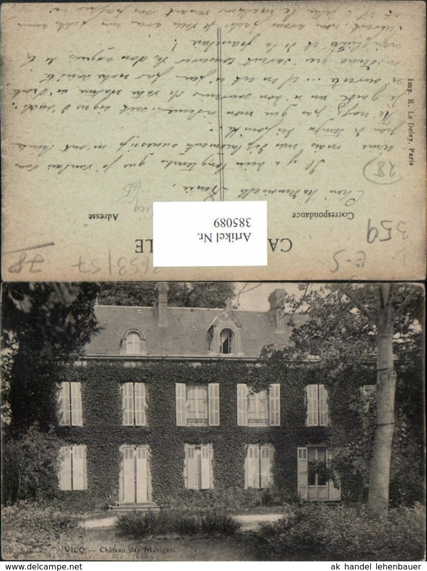 385089,Nord-Pas-de-Calais Nord Vicq Chateau des Merigats Schloss