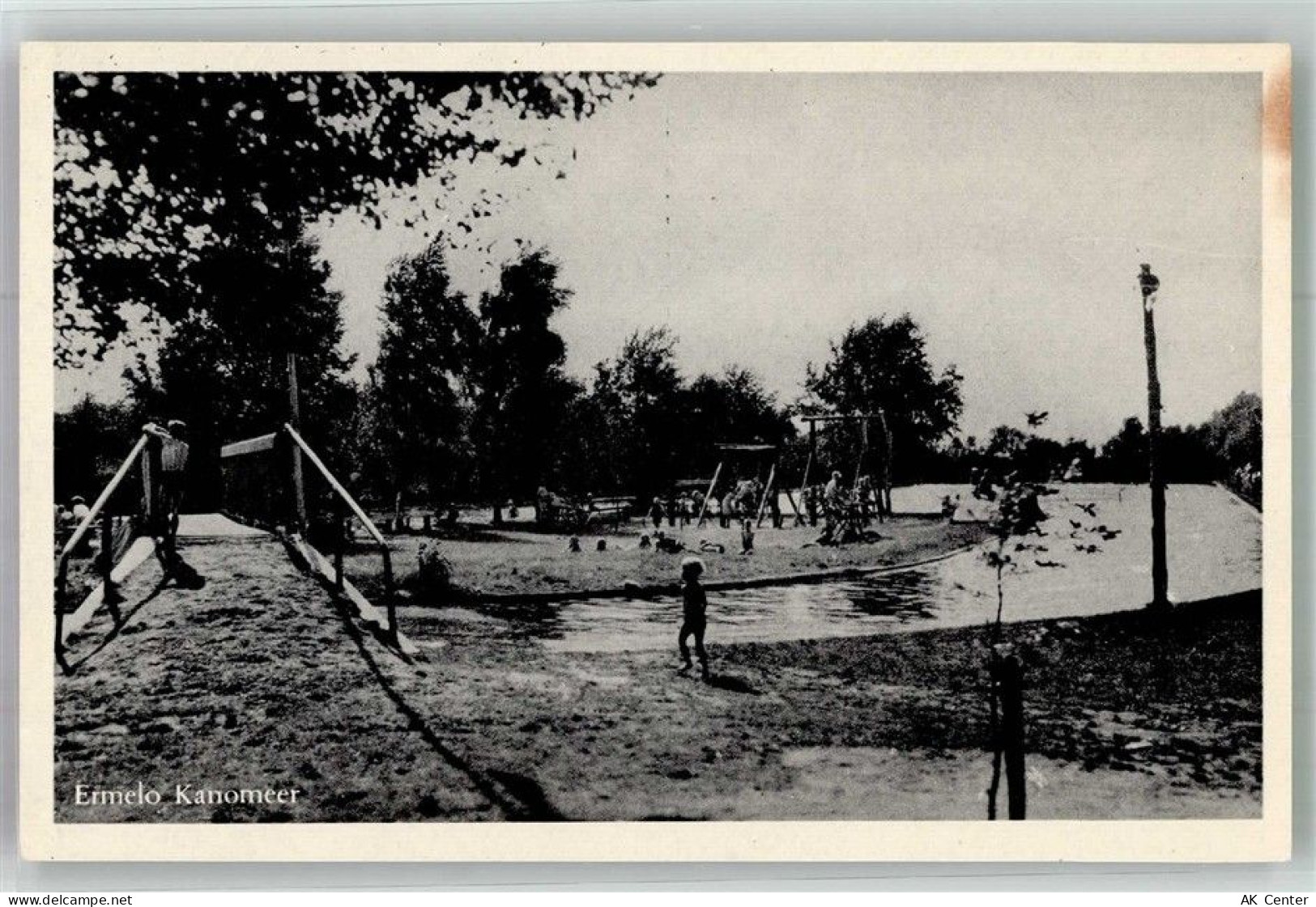 3851 Ermelo Foto AK Schwimmbad Spielplatz Kanomeer - 14113045