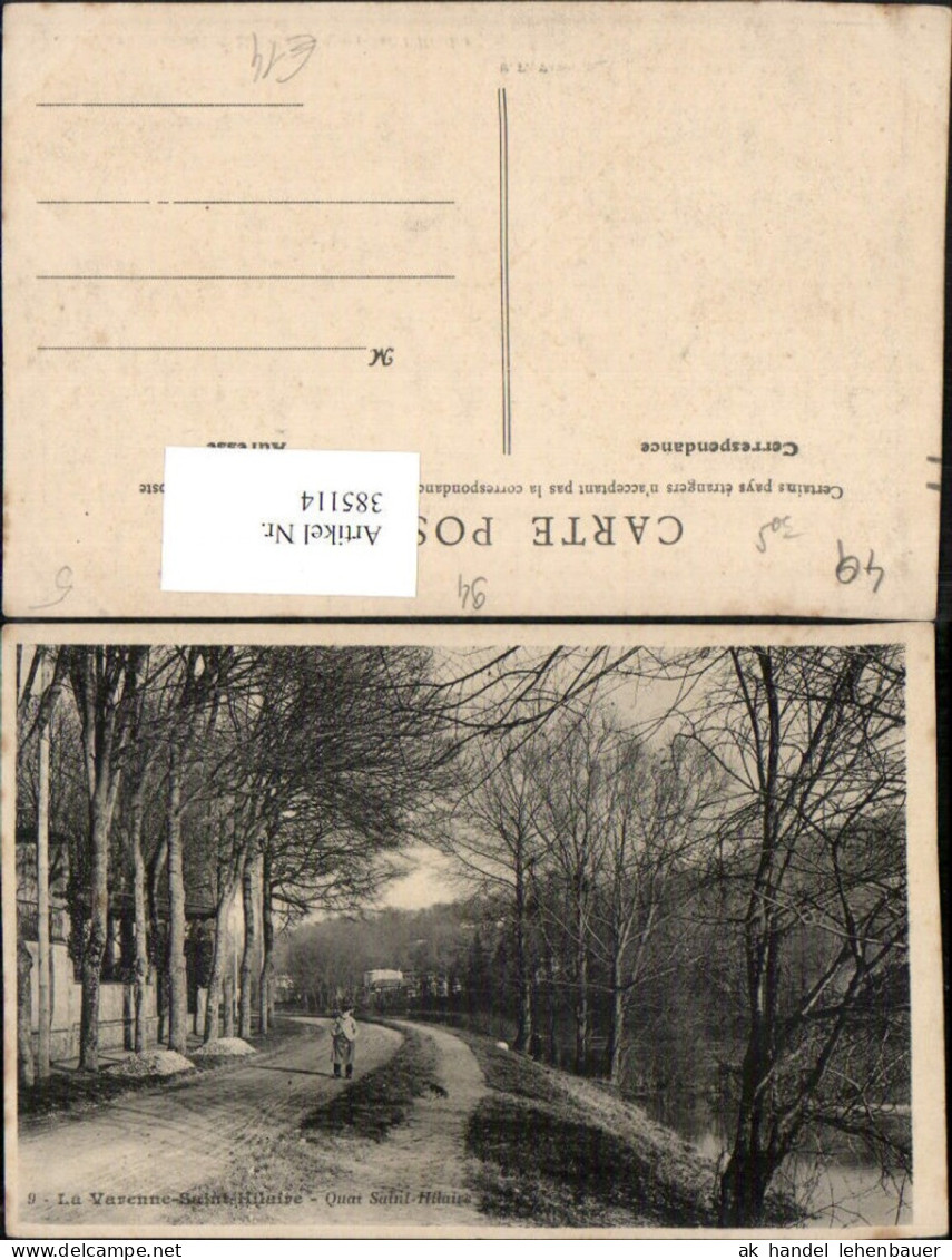 385114,Pays de la Loire Maine-et-Loire Varenne-Saint-Hilaire Quai Saint-Hilaire Straße