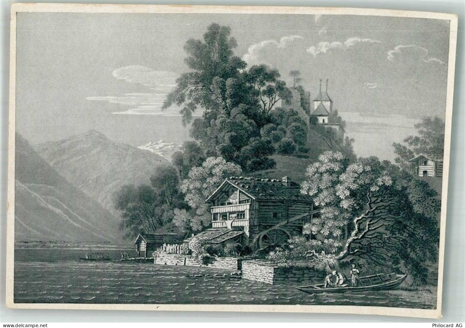 3852 Ringgenberg BE - Burg Ruine Ringgenberg Brienzersse Ak nach Stich... - 38255861