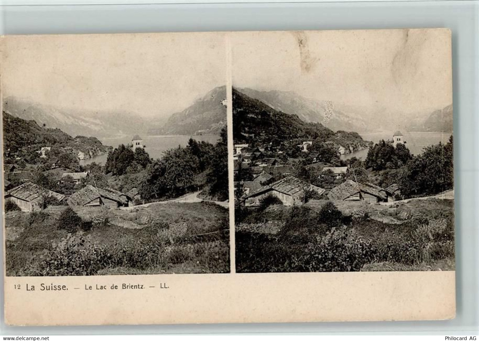 3855 Brienz BE - Le Lac de Brientz - 10257416